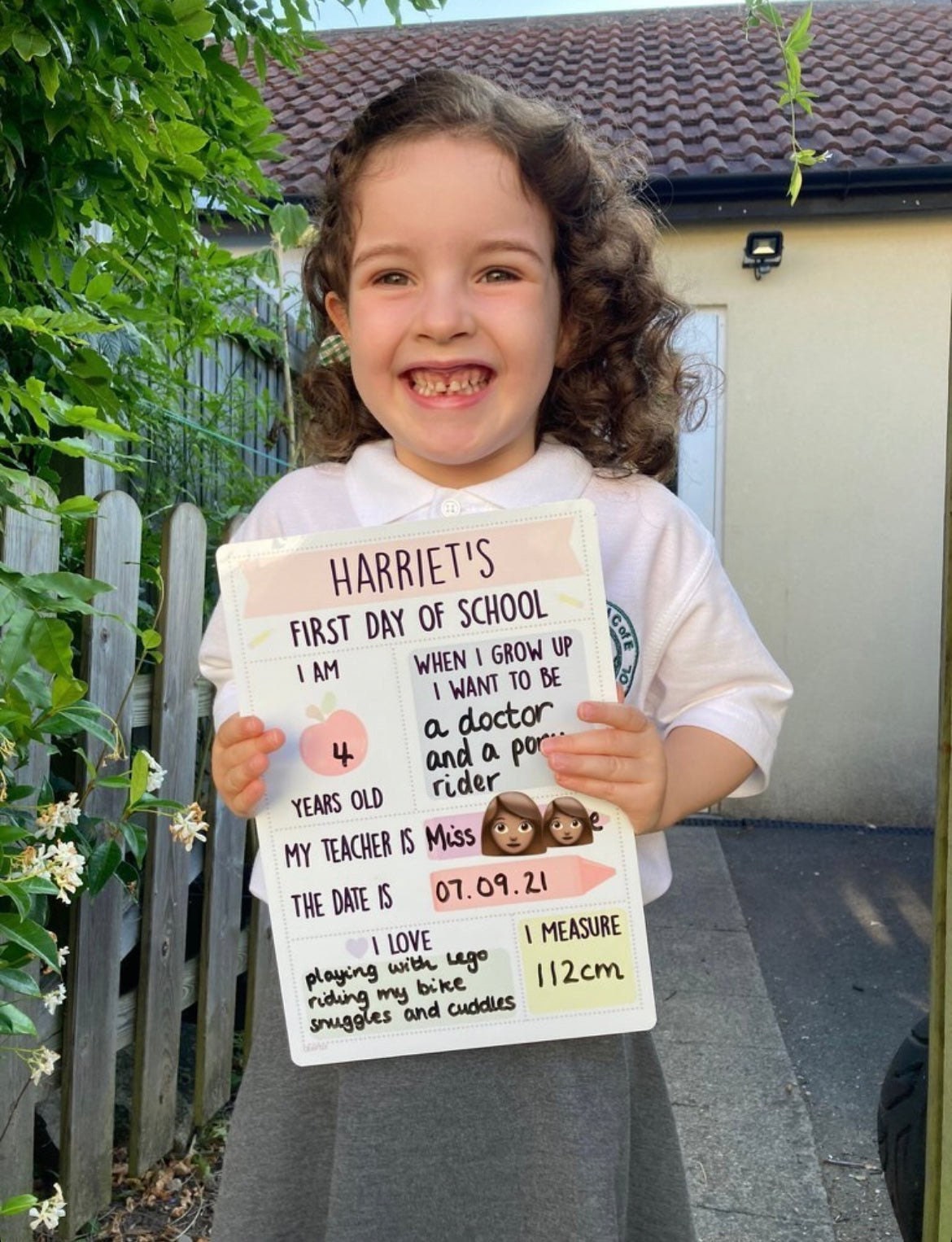 First Day of School Sign, Starting School Gift, Personalised Photo Prop Keepsake, School Chalkboard, Nursery Preschool Age Milestones