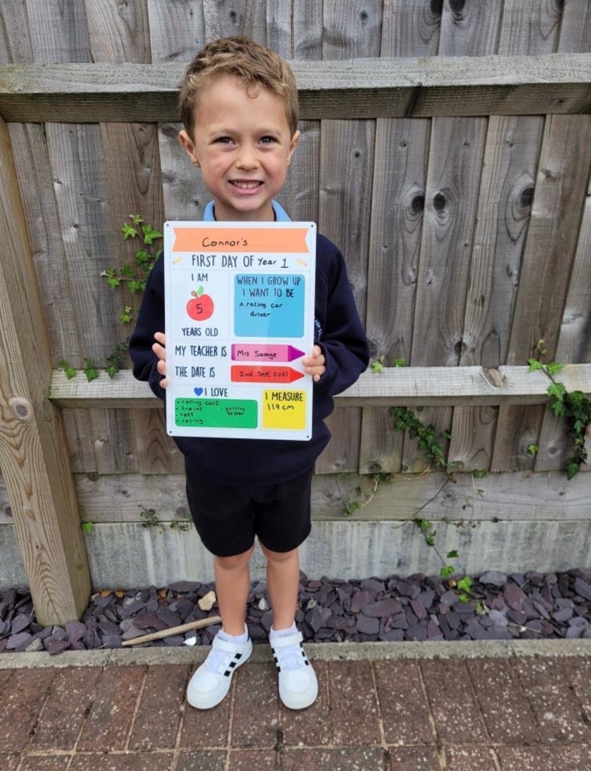 First Day of School Sign, Starting School Gift, Personalised Photo Prop Keepsake, School Chalkboard, Nursery Preschool Age Milestones