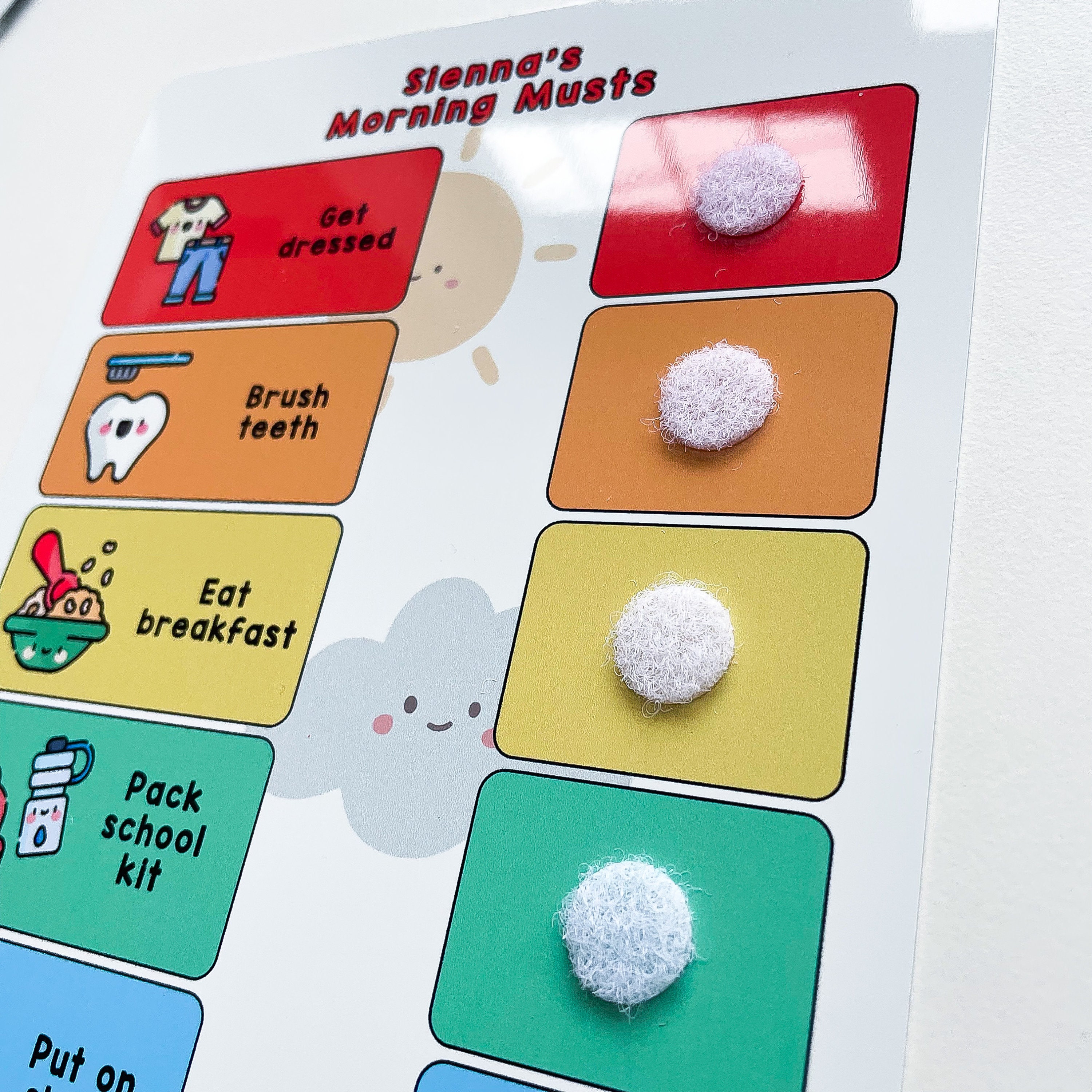 Sen Routines Chart Kids Morning Routine, Visual Timetable for Children, Getting Ready ...