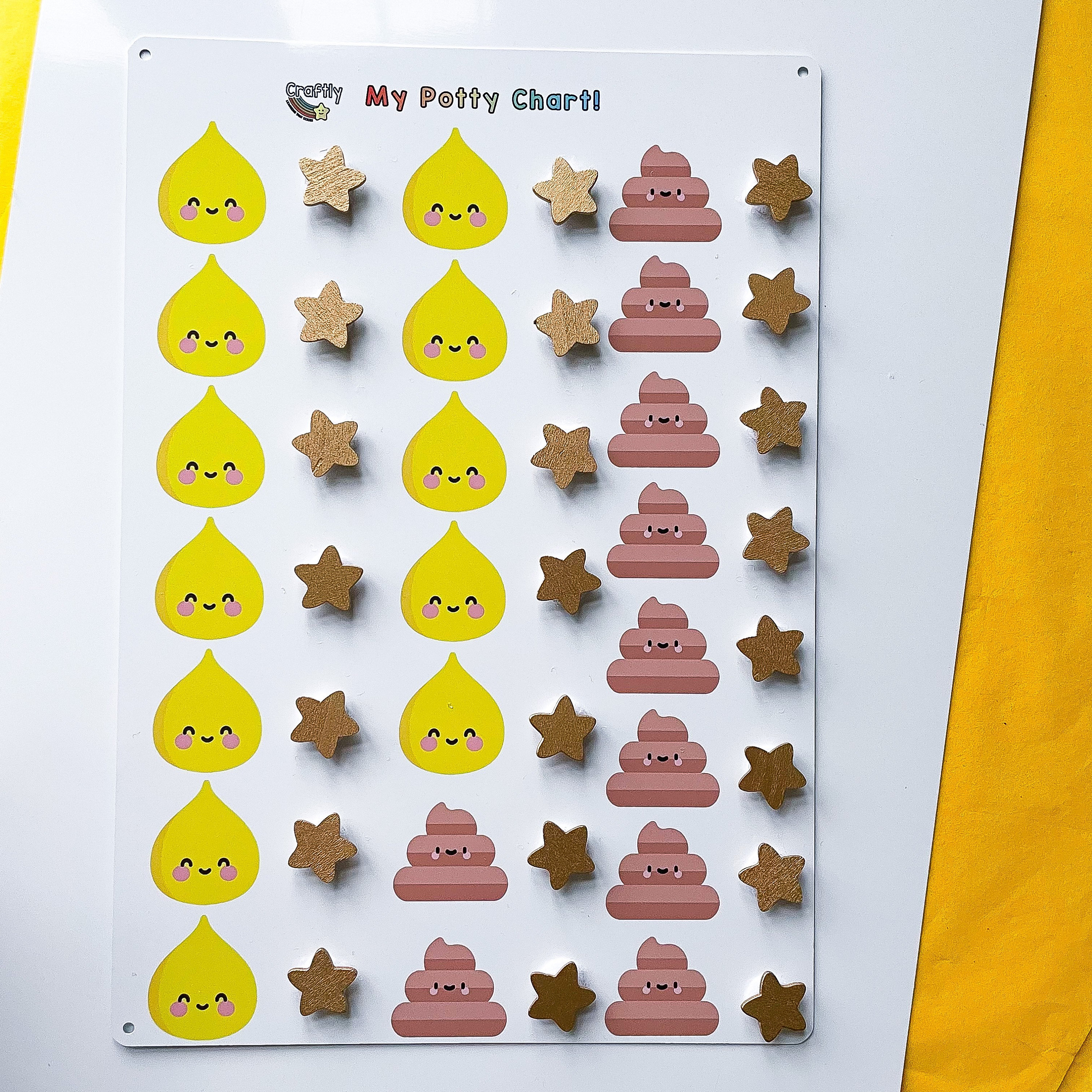 Tableau De Propreté Enfant Pipi Caca Système De Récompense Animaux - Apprentissage Propreté Enfants Autocollants Méthode Positive Propreté