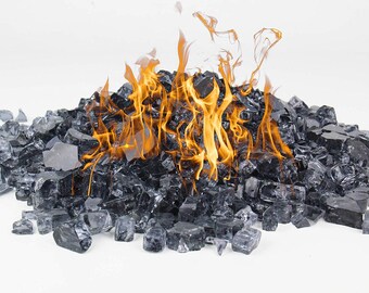 Fire Tempered Glass Crystal Clear For Fire Pit Fireplaces Etsy