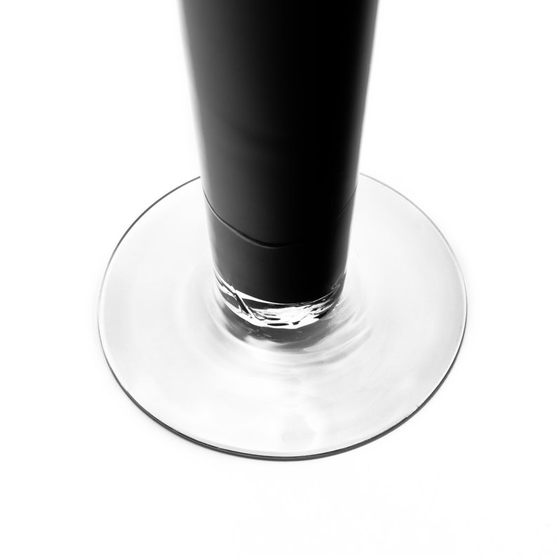 Glass 32 Trumpet Vases Black Pilsner Vase for Wedding Party Etsy