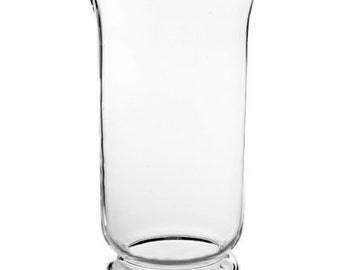 Hurricanes Candle Holder for Wedding Reception. H=12", Open D-7" (Pack of 2 pcs) #GCH317