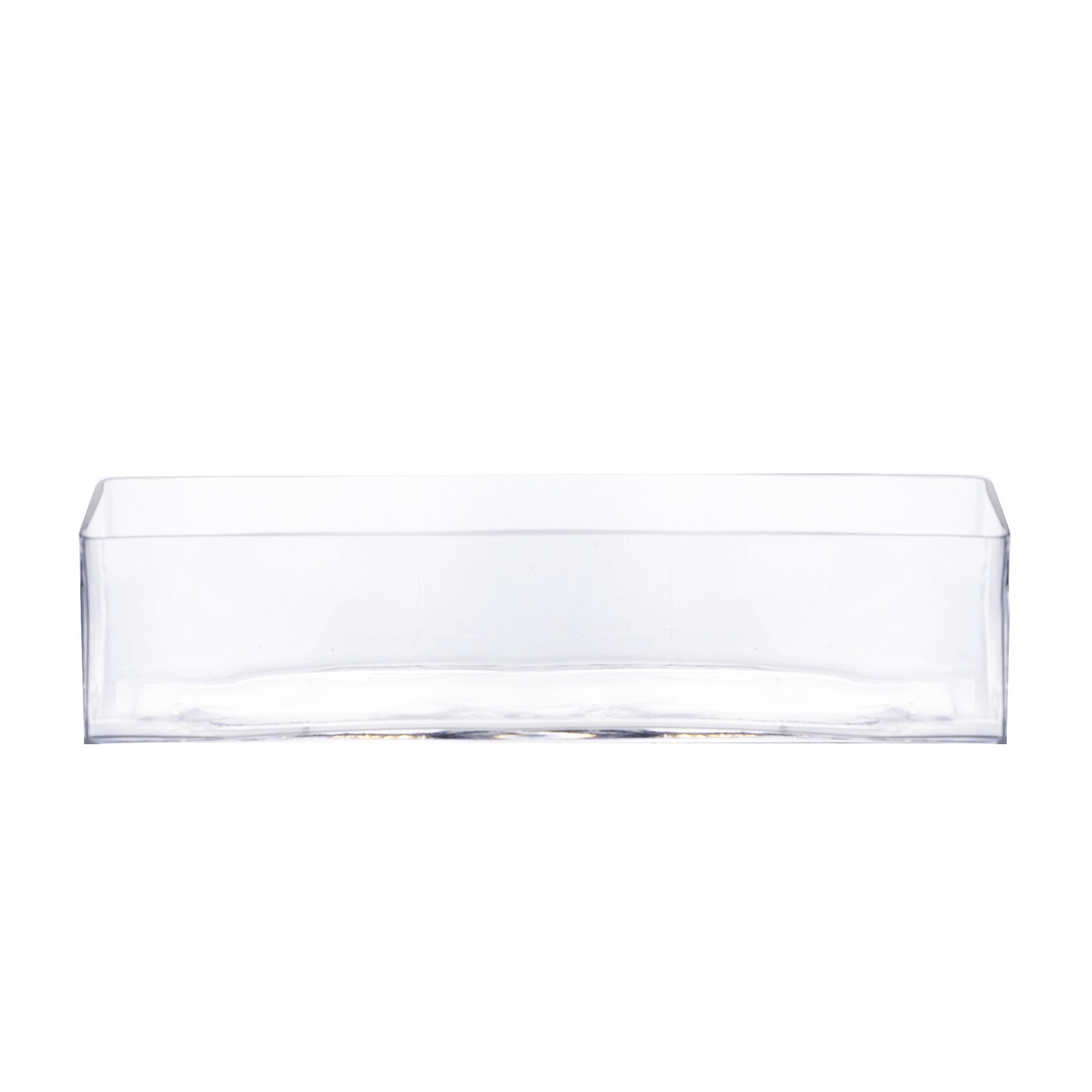 Glass Rectangle Vases 16 x 4 Long Rectangular Etsy
