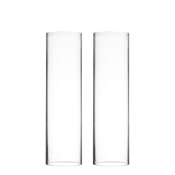 Open Ended H 18 D 4 75 Candle Sleeves Hurricane Open Ended H 18 D 4 75 Candle Sleeves, Hurricane Glass Candle Covers