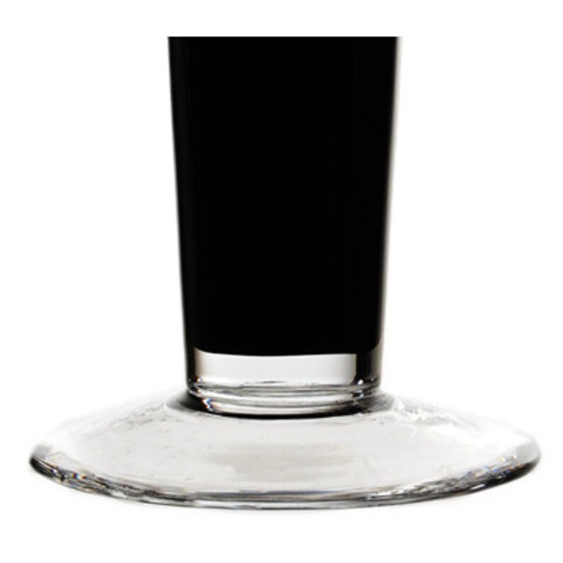 6 PCS Glass 28 Trumpet Vases Black Pilsner Vase for Wedding Etsy