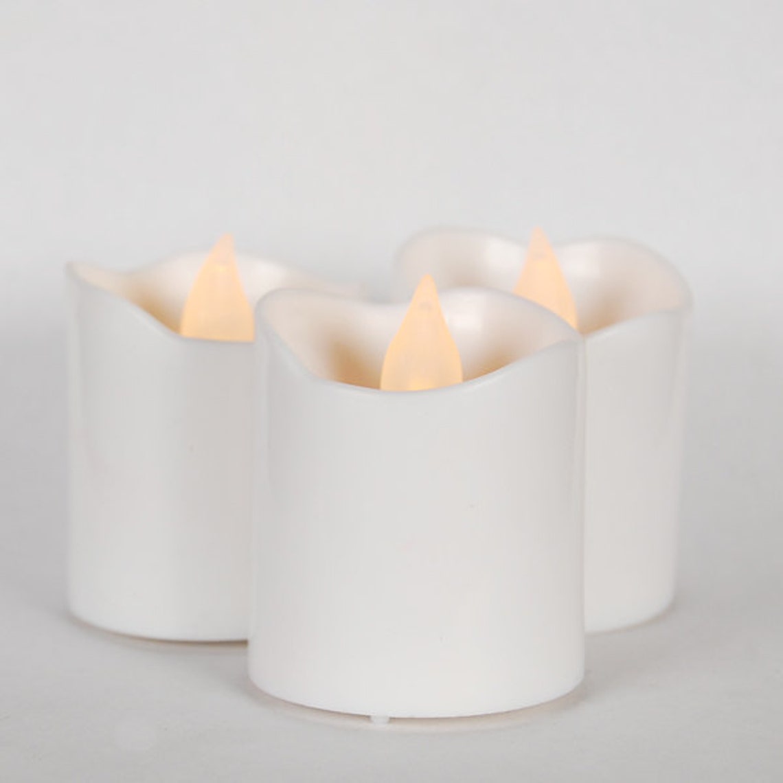LED Flameless Flickering Votive Candles Pack of 12 pcs in Etsy