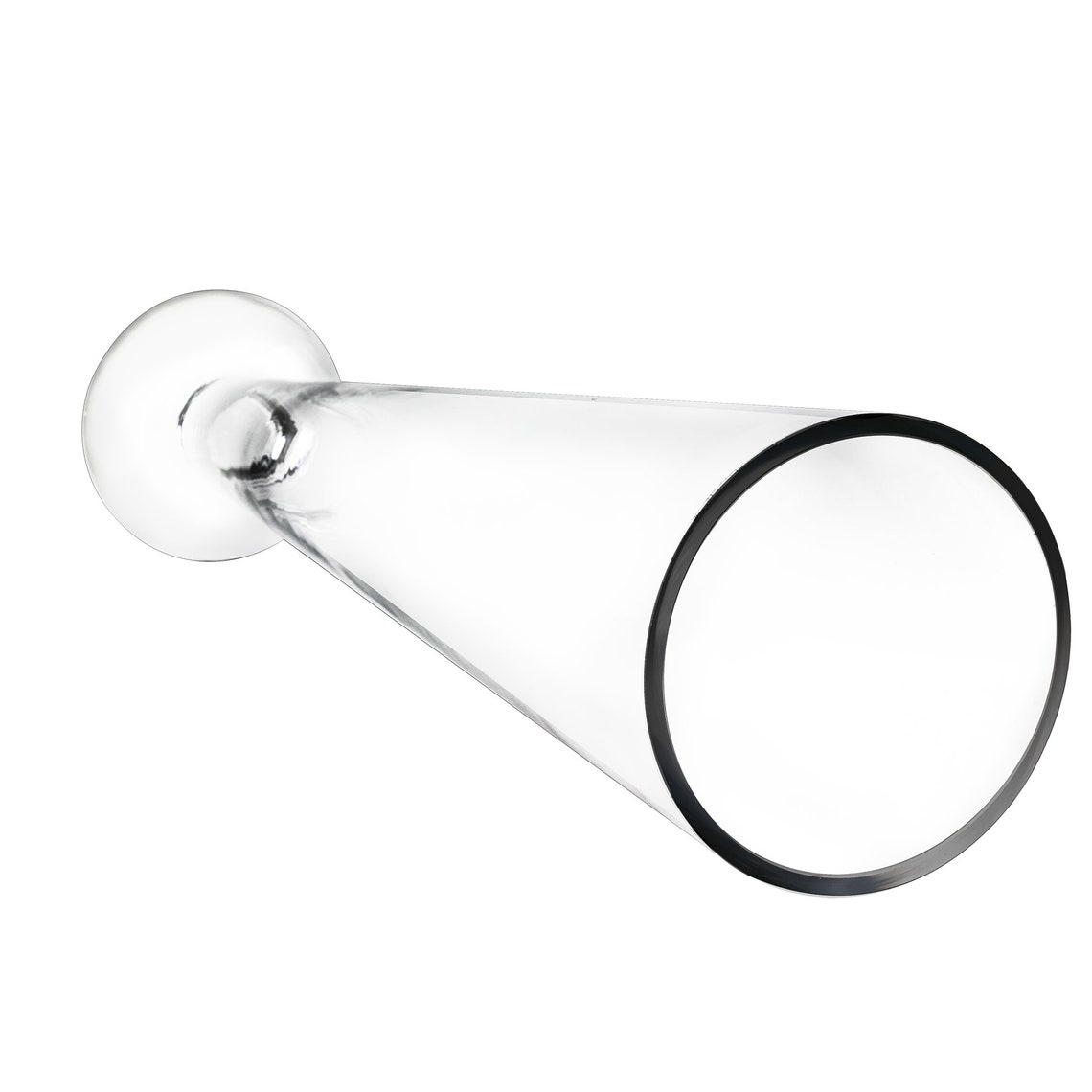 Glass 24 Trumpet Vases Clear Pilsner Vase for Wedding Party Etsy