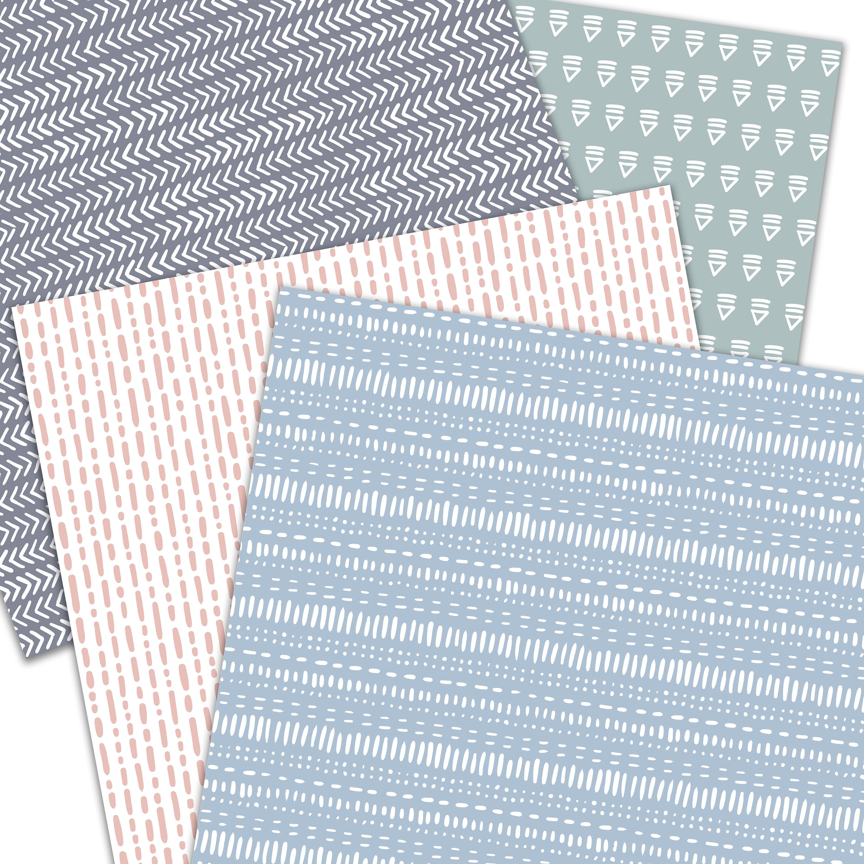 Boho Digital Paper Doodles Scrapbook Paper Seamless Etsy