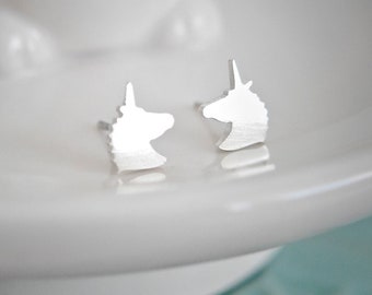 Unicorn Earrings | Sterling Silver Earrings | Gift Ideas For Her | Hypoallergenic Earrings | Gift For Sister | Best Friend Gift