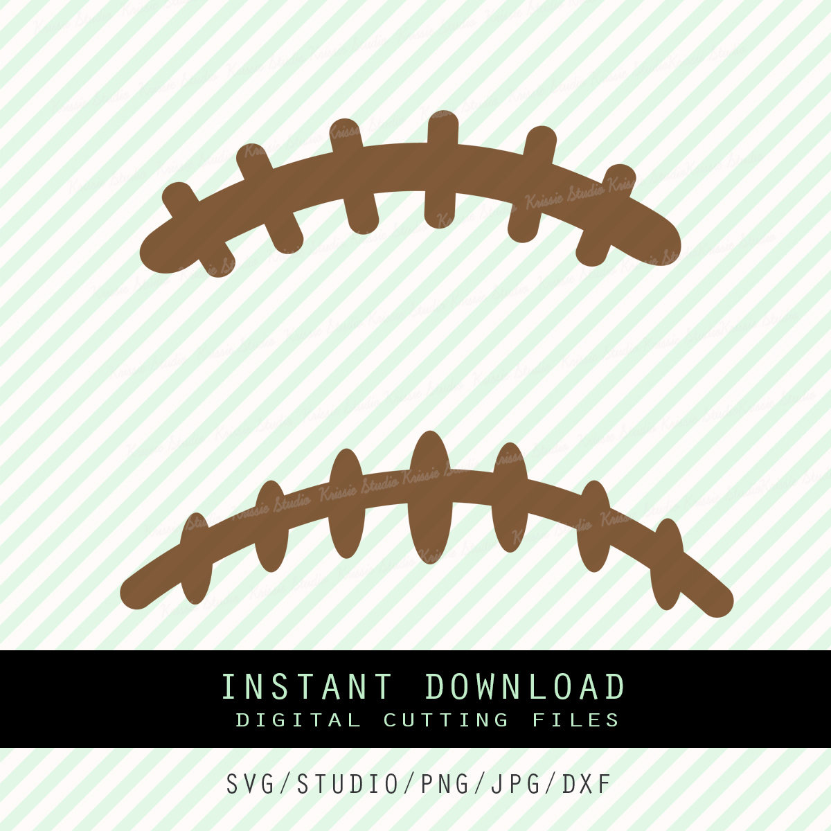 Download Football Stitches Svg PngJPG DXF cutting file Cricut | Etsy