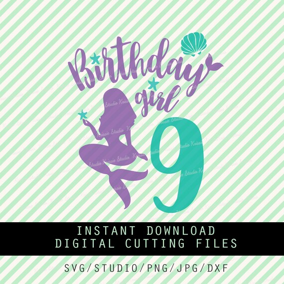 Free Free Birthday Mermaid Svg 169 SVG PNG EPS DXF File