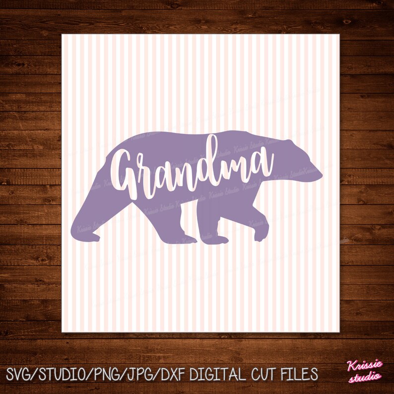 Download Grandma bear Svg Studio PngJPG DXF cutting file Cricut | Etsy