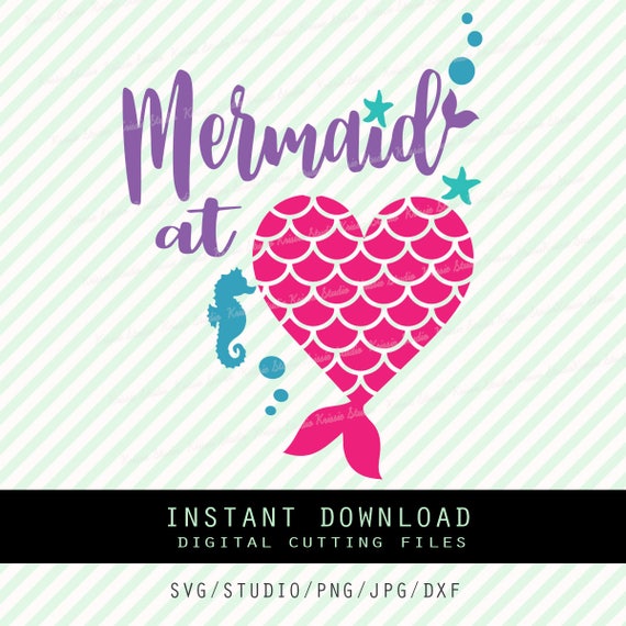 Free Free 175 Mermaid Heart Svg SVG PNG EPS DXF File