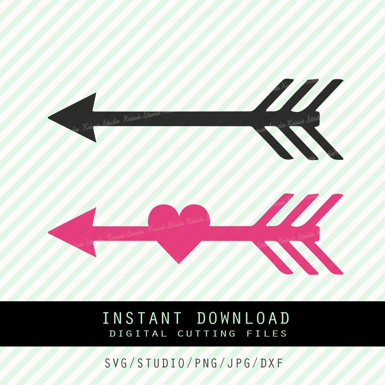 Download Heart arrow Svg PngJPG DXF cutting file Cricut silhouette ...