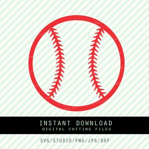 baseball Svg ,Png,JPG ,DXF file di taglio Cricut silhouette cameo file di taglio - Download istantaneo - (n.1)