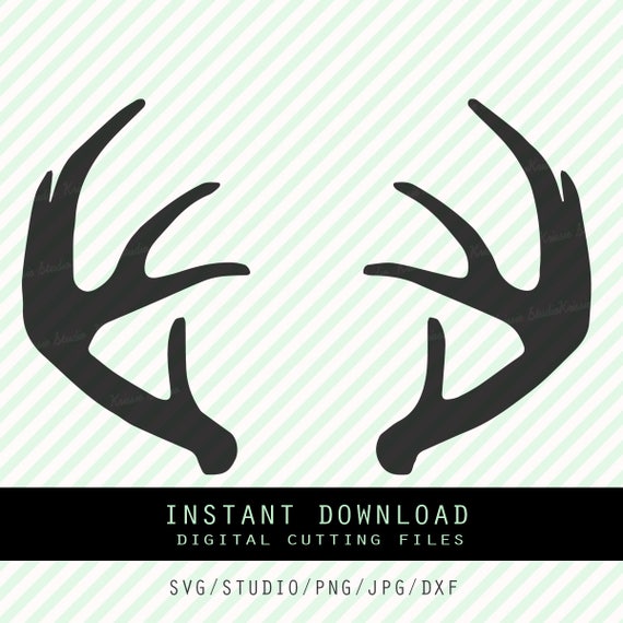 Download Deer antlers Svg PngJPG DXF cutting file Cricut silhouette | Etsy