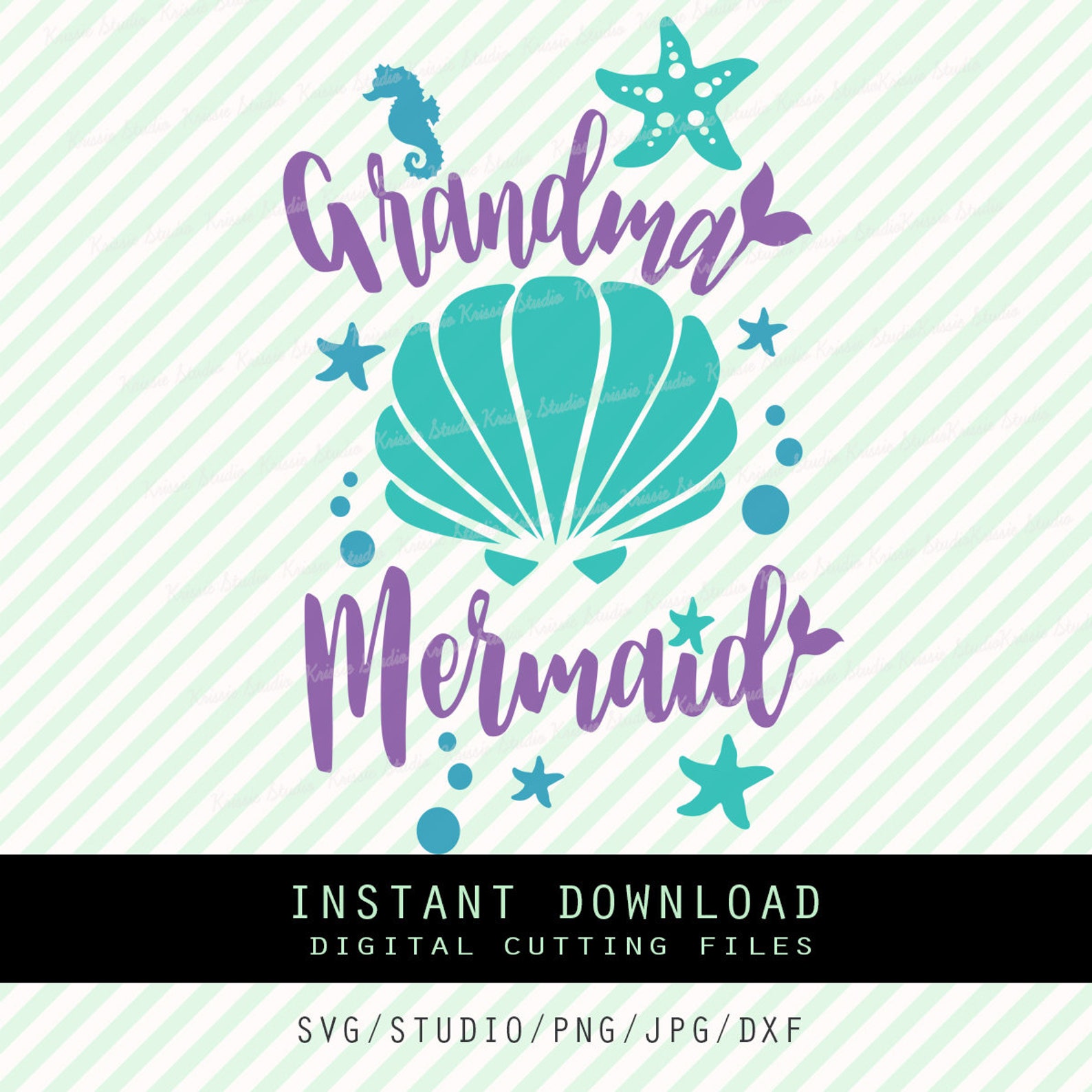 Download Grandma mermaid Svg PngJPG DXF cutting file Cricut | Etsy