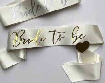 Bruid te worden sjerp, , Bachelorette sjerp, Gepersonaliseerde bruid sjerp, Gouden hen partij sjerp, Aangepaste bruid te zijn sjerp, Hen sash