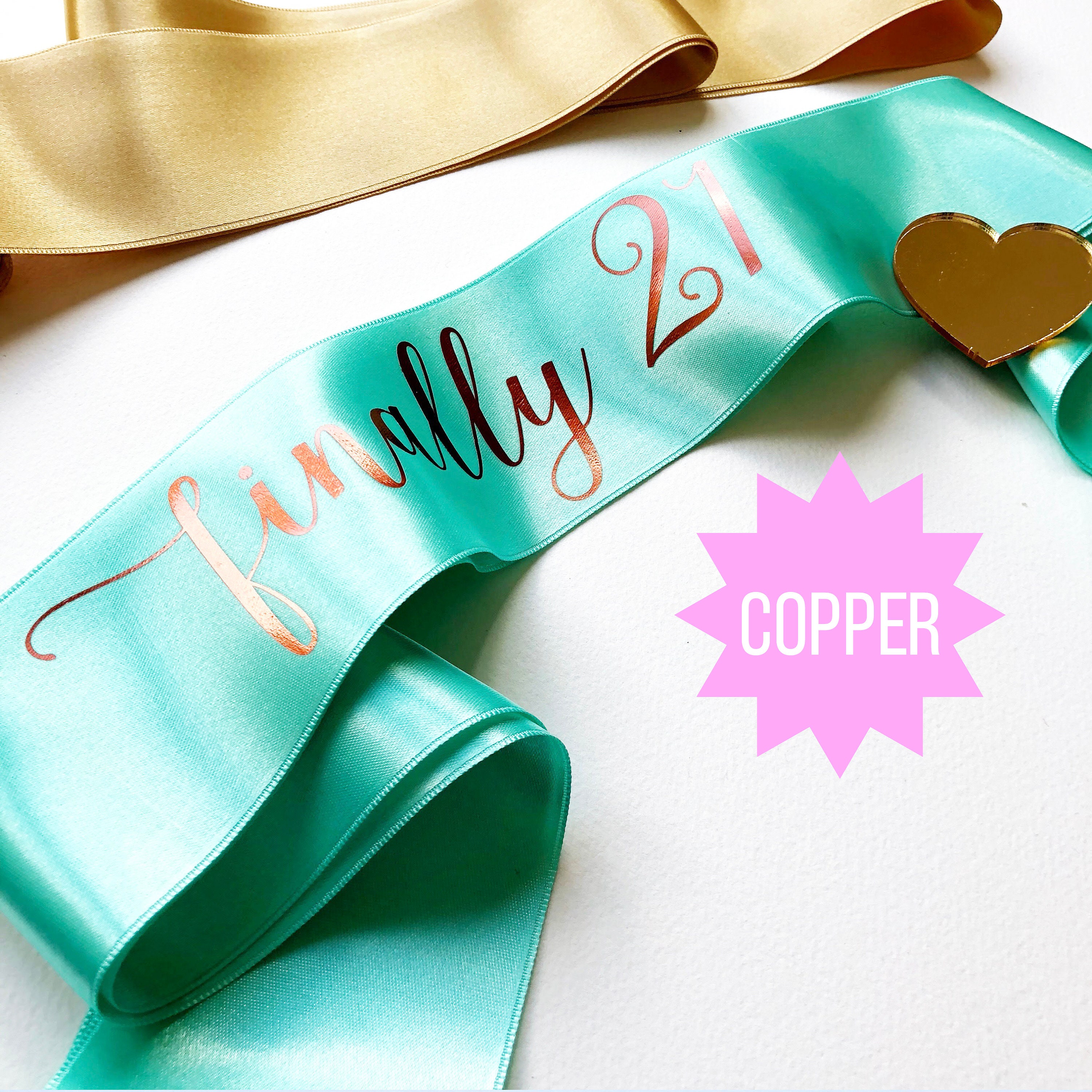Finally 21 Sash 21st Birthday Sash Birthday Girl Sash Age Etsy UK