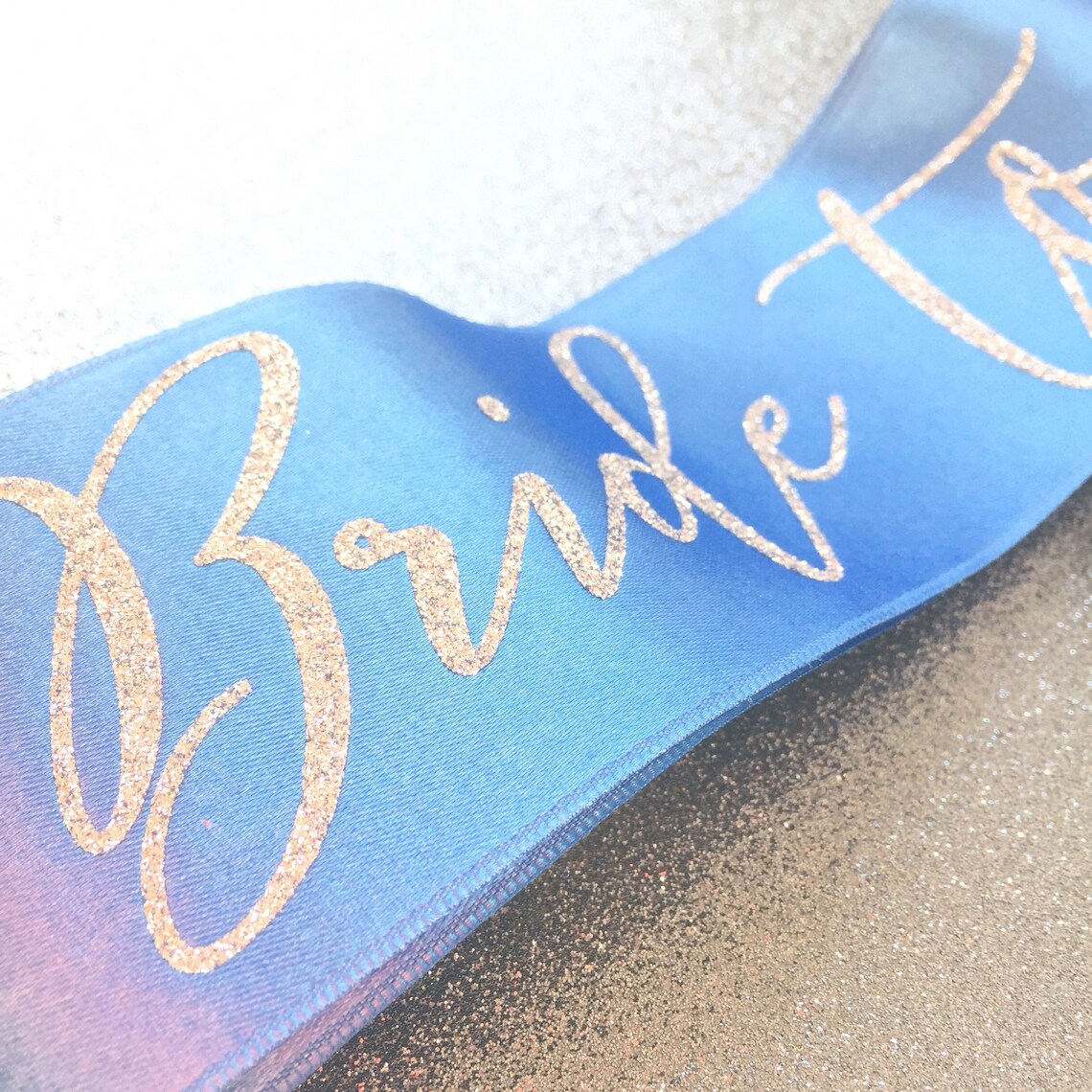 Bachelorette sash Bride to be sash Silver glitter sash Etsy