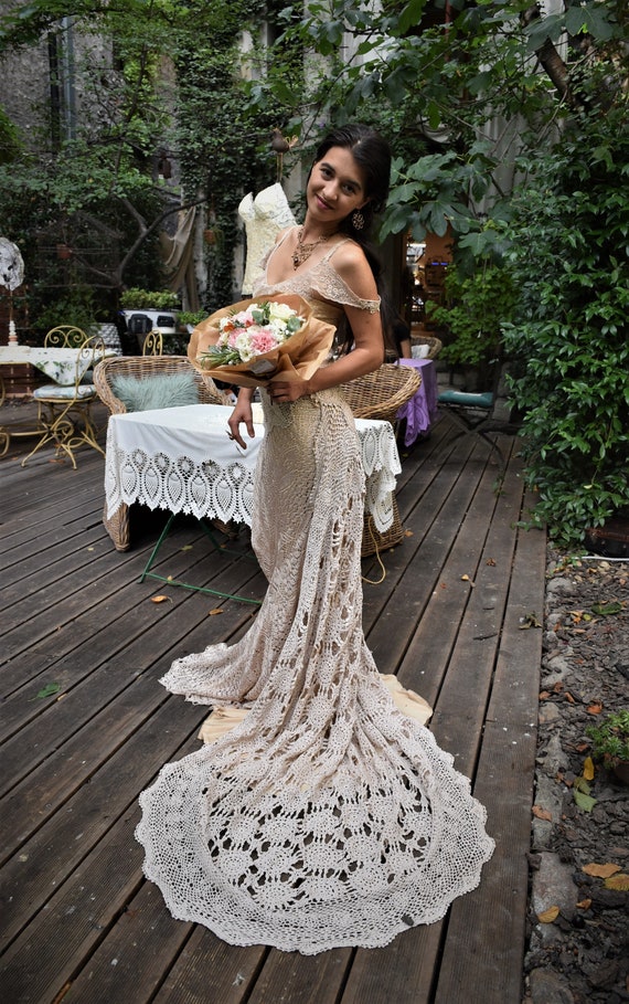Abiti da shop sposa uncinetto