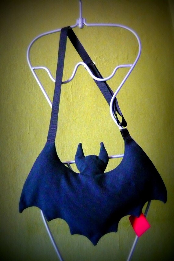 BAT BAG Batwoman Batman bag bat wings bag creepy cute bag Etsy