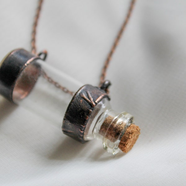 Cork Bottle Necklace Etsy