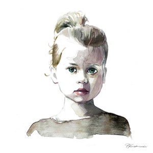 Gepersonaliseerd aquarelportret