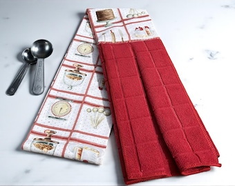Handmade Kitchen Neck Towel Hands Free Design Cotton Terry Cloth Material Convenient Cooking Solution Kitchen Essential