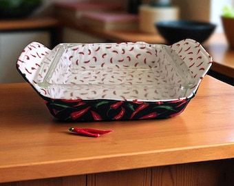 Casserole Baking Dish Cozy Kitchen Accessory Table Decor Hot Pad Heat Protection Handled Baking Dish Serving Cover Food Warm Kitchen Gift