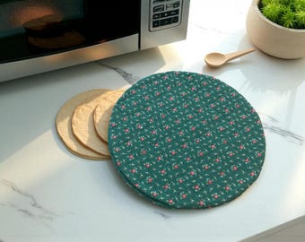 Quilted Tortilla Warmer Kitchen Accessory Microwave Safe Cotton Dining Essential Mexican Companion Bread Keeper Heat Wrap Potato Bag Tacos