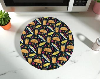 Microwave Tortilla Warmer Insulated Soft Warm Tortillas Taco Night Helper Kitchen Décor Ethnic Style Street Food Reusable Serving Tool