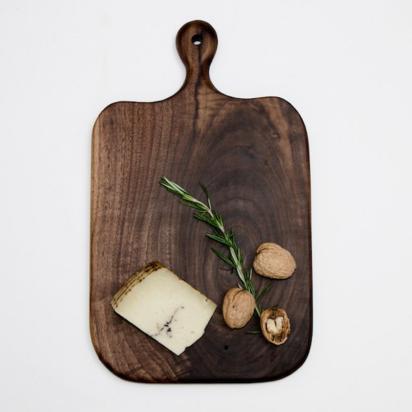 Tabla para cortar / queso Junta – nogal grande