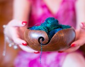 Handmade Wooden Yarn Bowl (Now 50 off )
