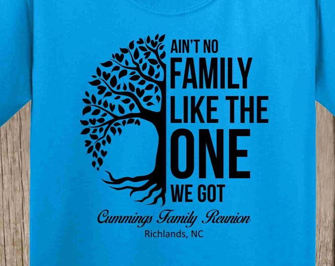 Cummings Family Reunion T shirts - special listing for Andrea - 14 SAPPHIRE T shirts