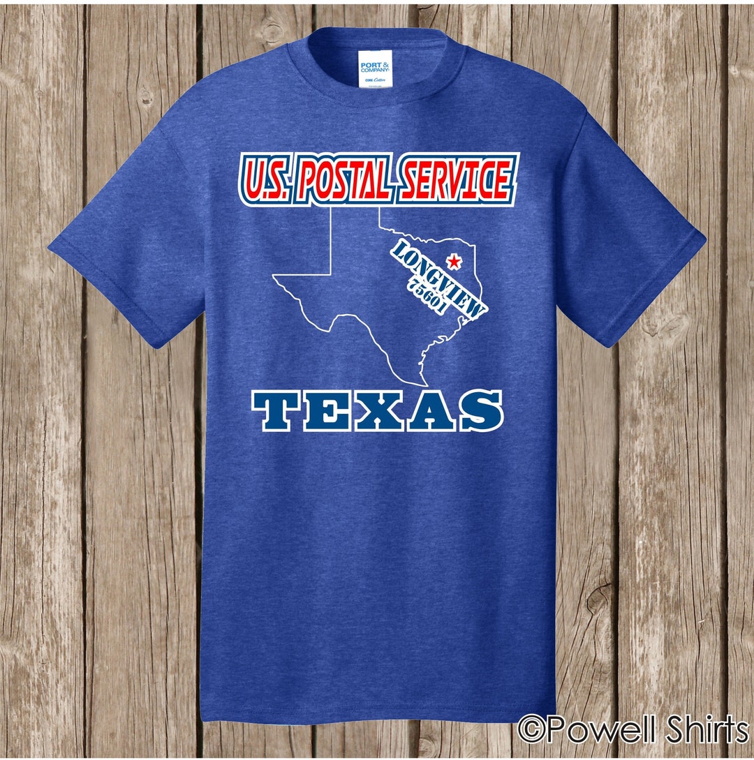 Mail Carrier Postal T Shirt With Your State, City/county, and Zip Code ...