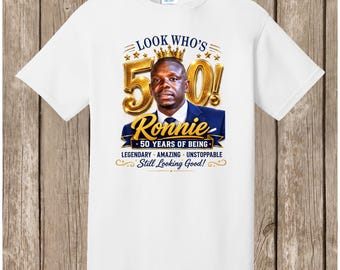 Birthday T Shirts - special listing -  65 white shirts - front print