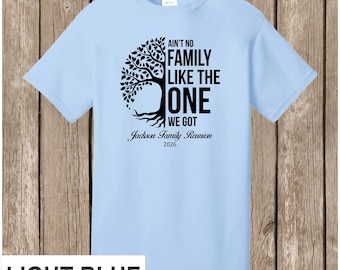 Jackson Family Reunion T Shirts - special listing -  57 LIGHT BLUE shirts - front print