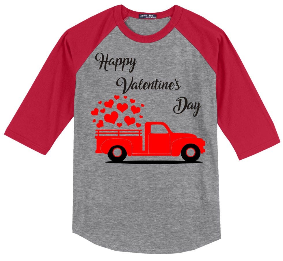 red valentines day shirt