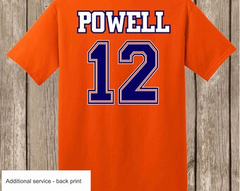 Add back print to an item you already bought - ONLY buy this after you have bought another item from us