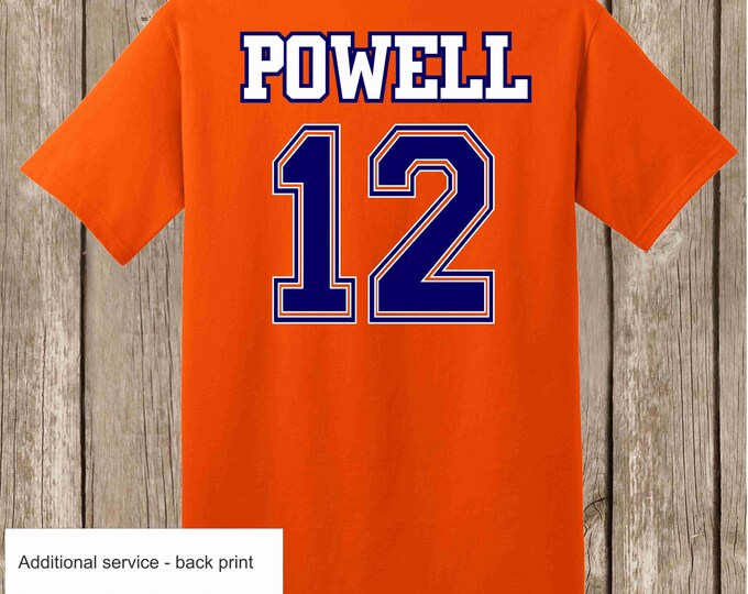 Add back print to an item you already bought - ONLY buy this after you have bought another item from us