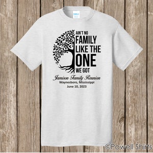 Family Reunion T Shirt Ain't No Family Like the One We - Etsy