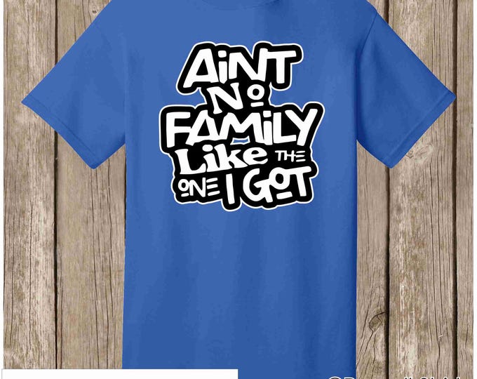 Special listing - Aint No Family Family Reunion shirts in various colors - please order 4 weeks before needed in