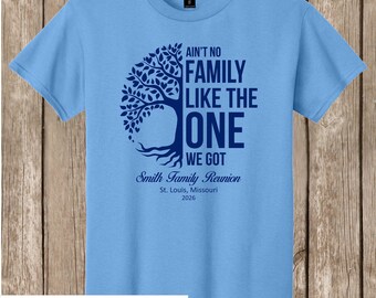 Smith Family Reunion T Shirts - special listing -  65 CAROLINA BLUE shirts - front print