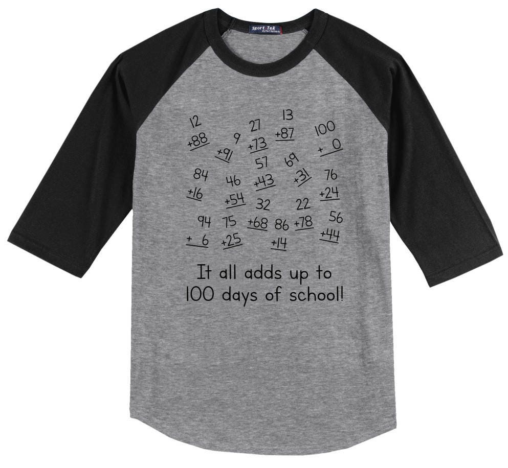 100 days of school baseball shirt