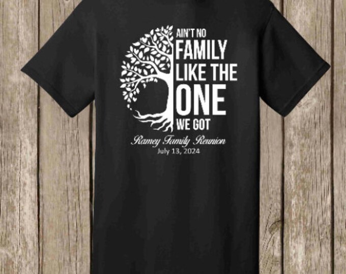 Special listing for Ramey Family Reunion  T shirts - Belinda - 8 shirts - various sizes and colors - design as shown here