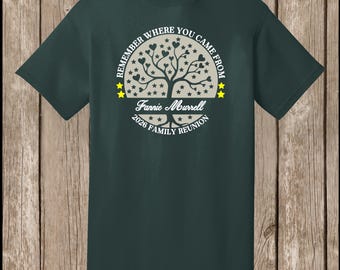 Fannie Murrell Family Reunion T Shirts - 23 DARK GREEN T shirts - front print