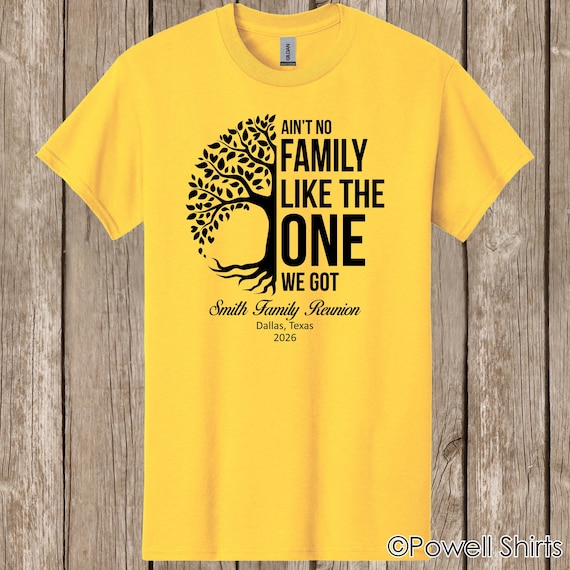 Family Reunion T Shirt - Ain't No Family Like the One We Got Plus