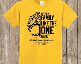 Special listing for Demi  - Collins Family Reunion T shirts - LEMON YELLOW -4 shirts with design as shown here -